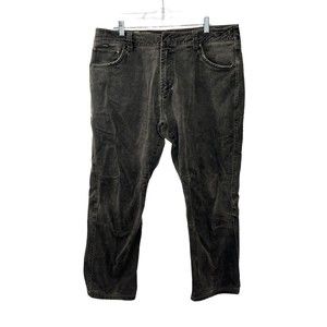 Kuhl Easy Rydr Mens 38x32 Green Vintage Patina Dye Hiking Outdoor Canvas Pants